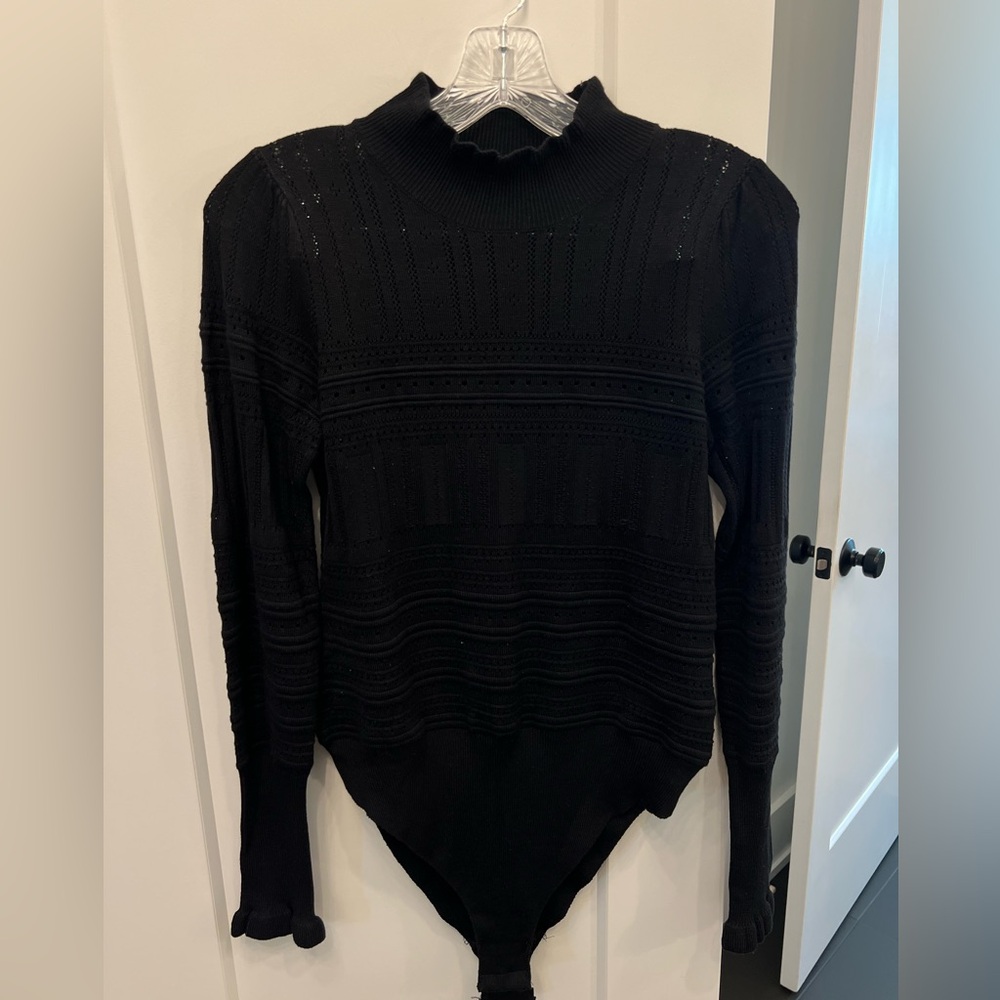 Free people knit pattern bodysuit